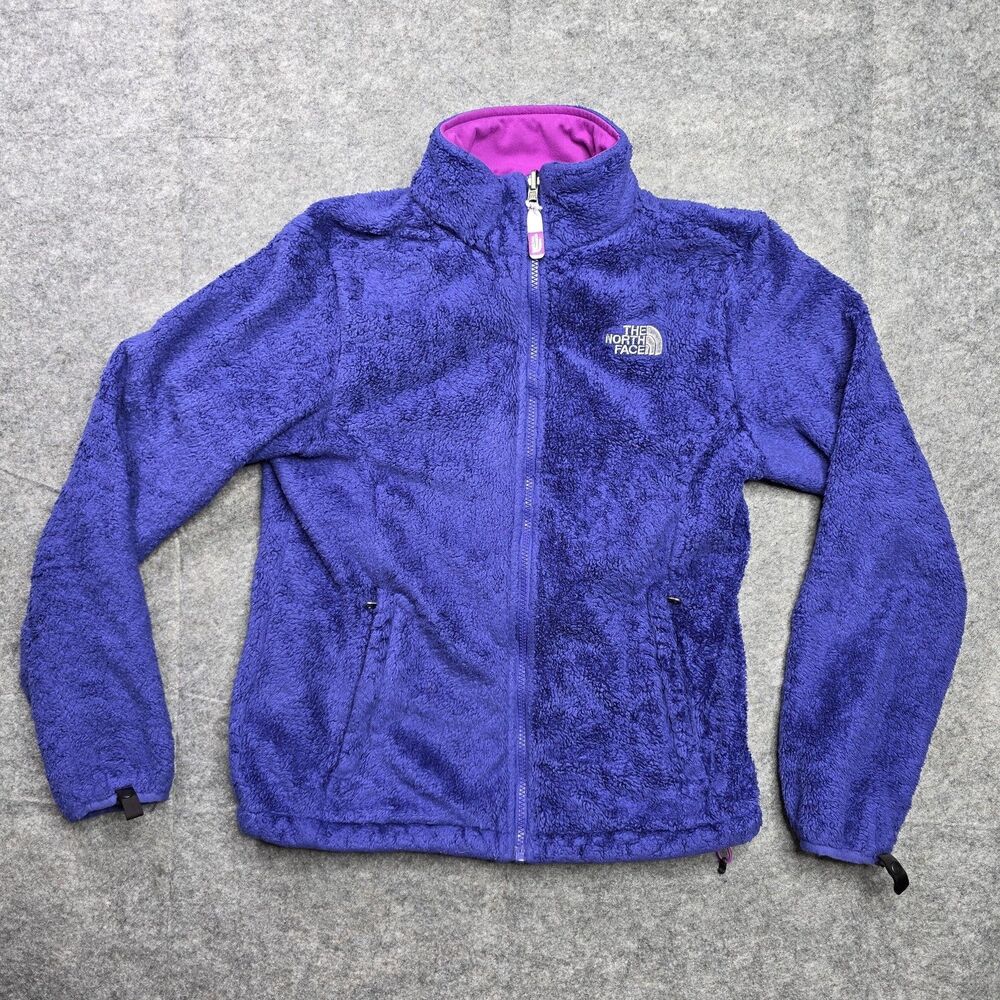 The North Face Jacket Womens Medium Purple‎ High Pile Fleece Full Zip Sherpa